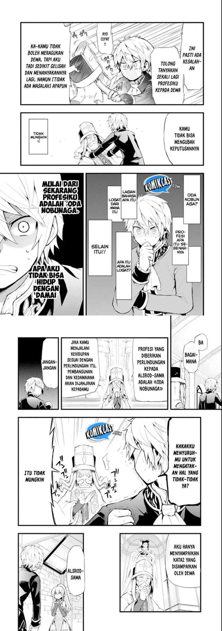 Oda Nobunaga to Iu Nazo no Shokugyo ga Mahou Kenshi yori Cheat Dattanode, Oukoku wo Tsukuru Koto ni chapter 1 halaman 9