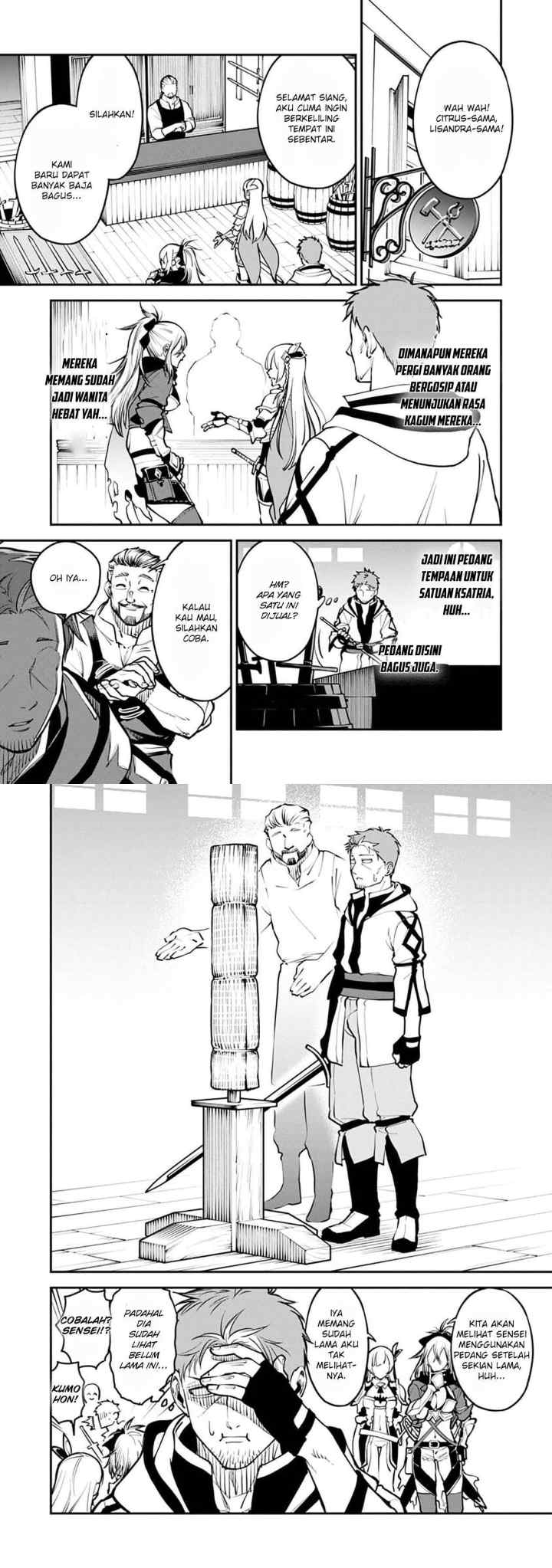 Katainaka no Ossan, Kensei ni Naru ~tada no inaka no kenjutsu shihan datta no ni, taisei shita deshi-tachi ga ore wo hottekurenai ken~ chapter 1 halaman 16