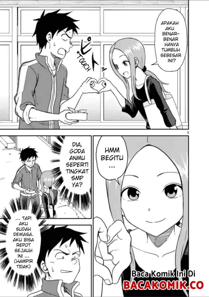 Karakai Jouzu no (Moto) Takagi-san chapter 60 halaman 6