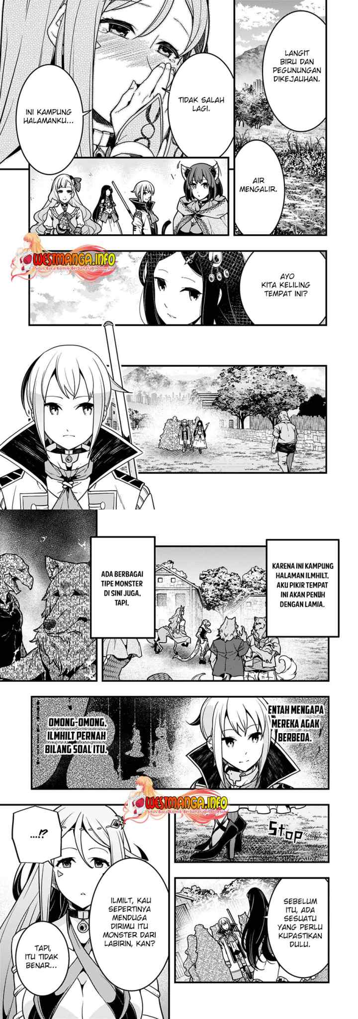 Kyoukai Meikyuu to Ikai no Majutsushi chapter 47 halaman 4