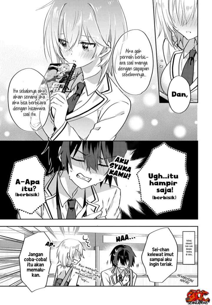 RabuKome Manga ni Haitte Shimattanode, Oshi no Make Hiroin o Zenryoku de Shiawaseni suru chapter 5.1 halaman 6