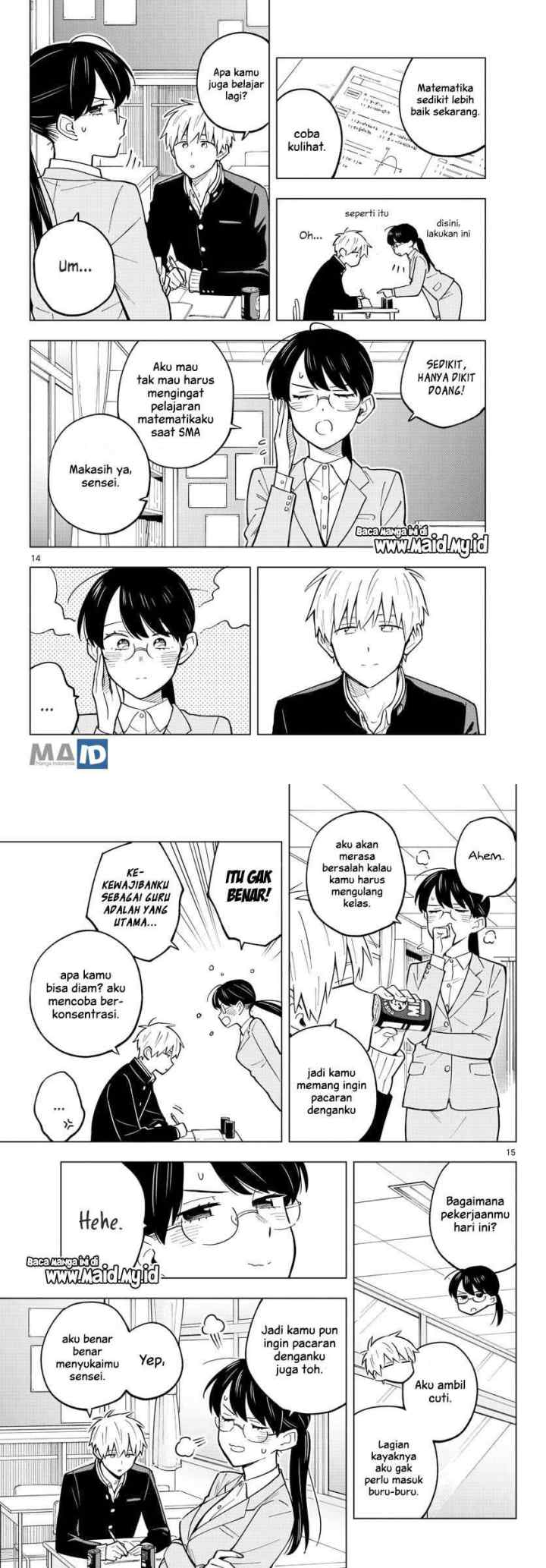 Sensei wa Koi wo Oshierarenai chapter 24 halaman 10