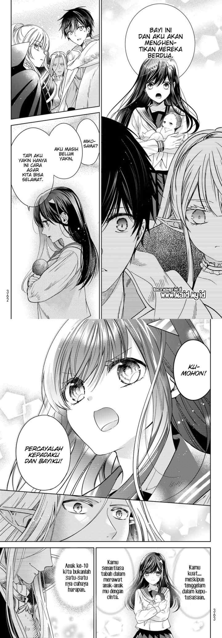 Isekai de Saikyo Mao no Kodomotachi no Mama ni Natchaimashita chapter 37.1 halaman 12