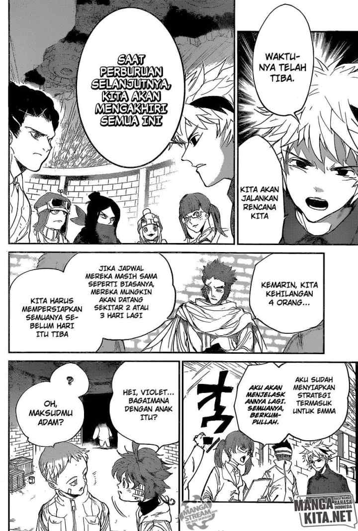 Yakusoku no Neverland chapter 73 halaman 19