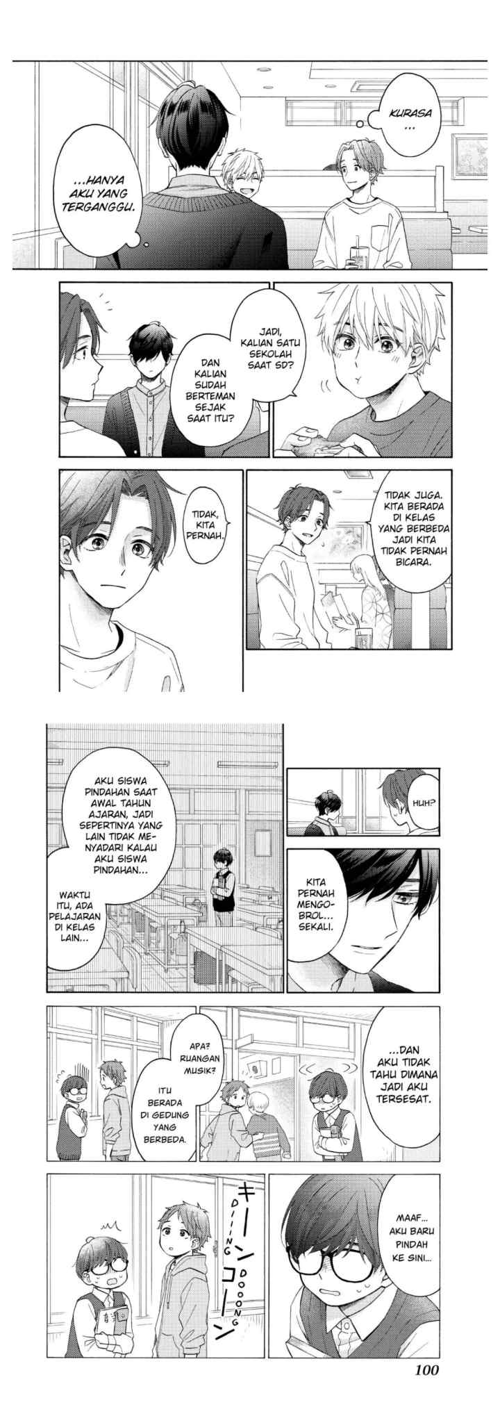 Hananoi-kun to Koi no Yamai chapter 44 halaman 4