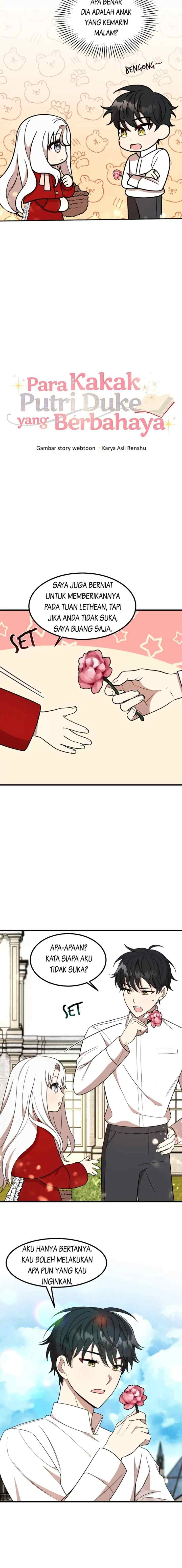 Four Dangerous Brothers to My Rescue! chapter 8 halaman 4