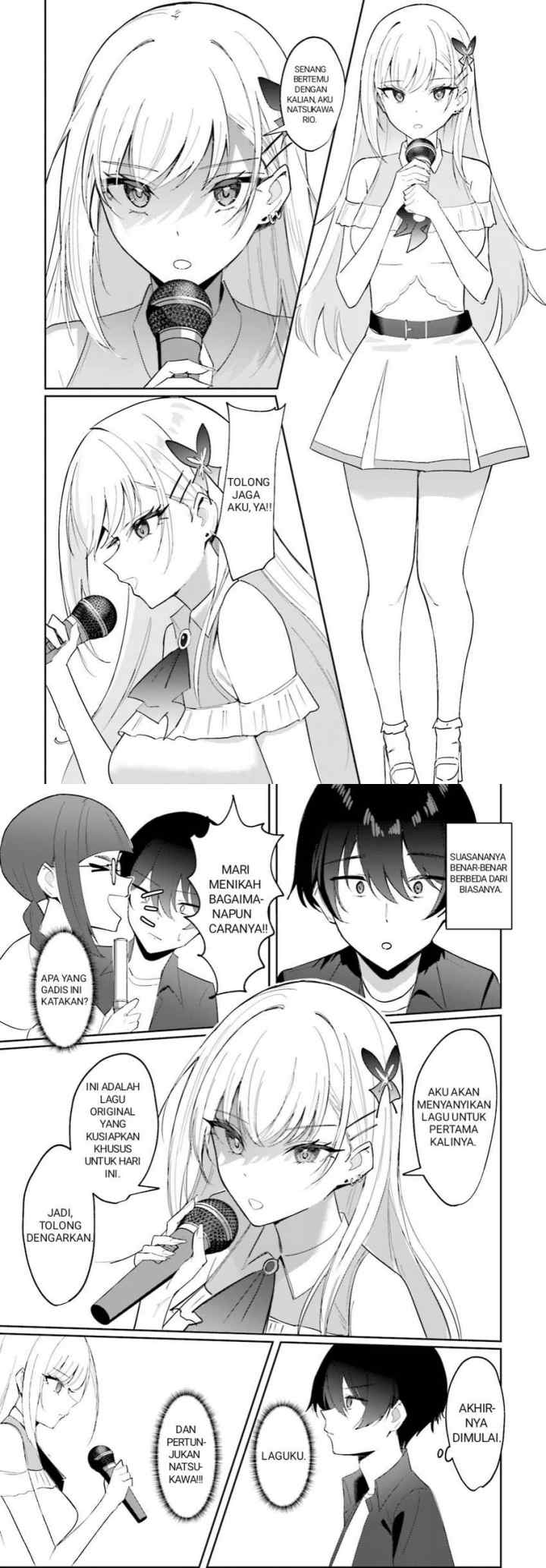 Chika Idol wo Kage de Sasaeru Ore chapter 3 halaman 6