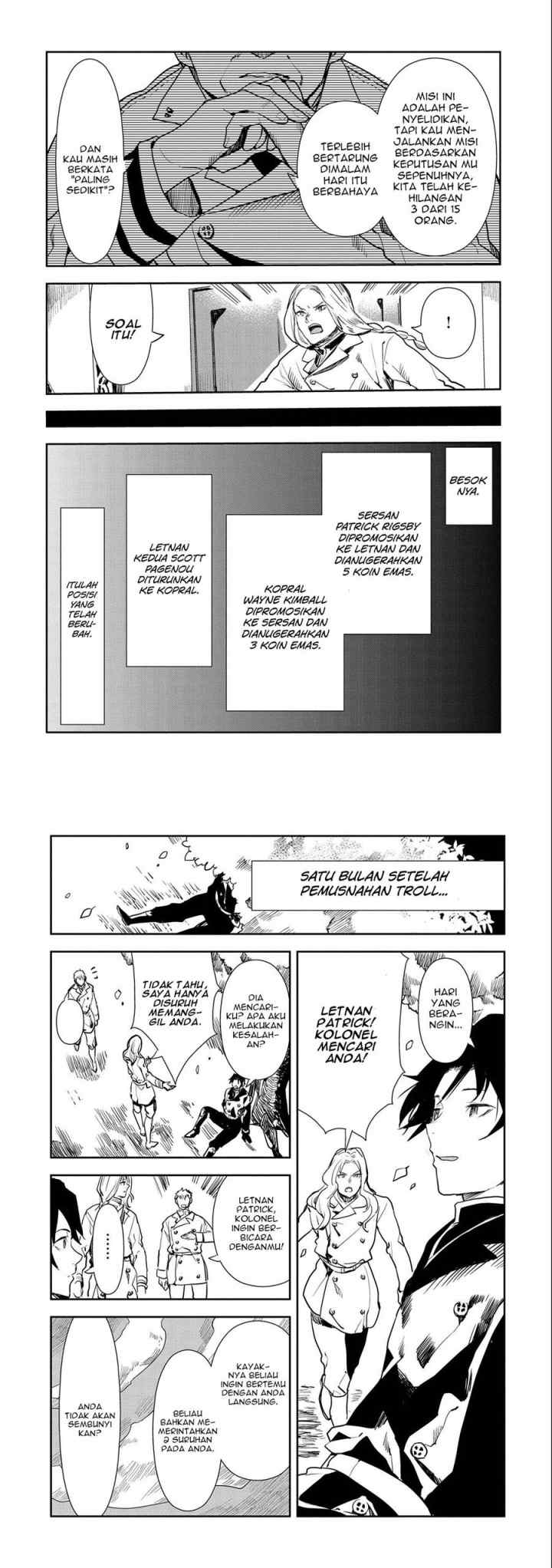 When I Reincarnated I Was a Soldier?! ~A Man Called the Red Shinigami~ chapter 2 halaman 6