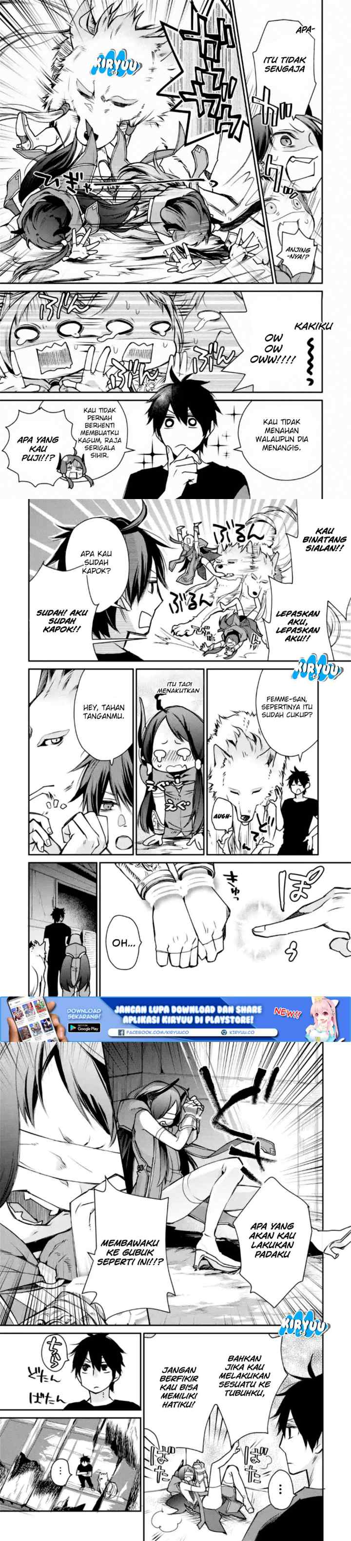 Saikyou no Madoshi. Hisa ni Ya wo Ukete Shimatta no de Inaka no Eihei ni Naru chapter 4 halaman 6