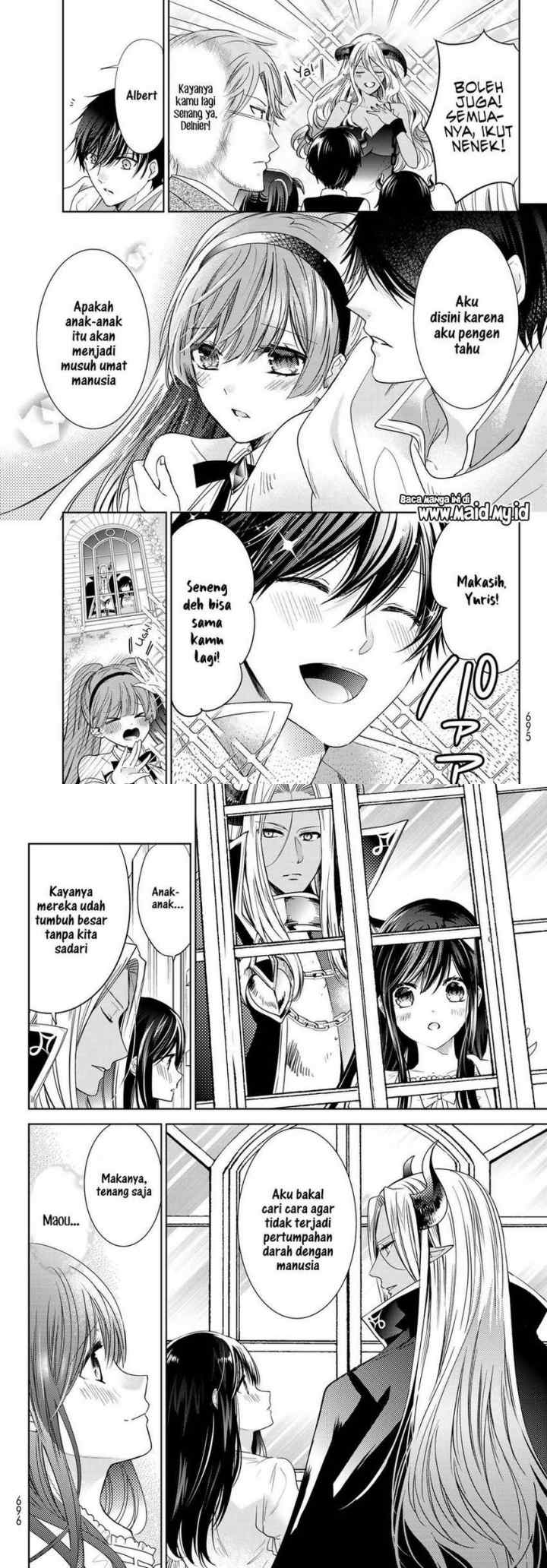 Isekai de Saikyo Mao no Kodomotachi no Mama ni Natchaimashita chapter 27.2 halaman 6