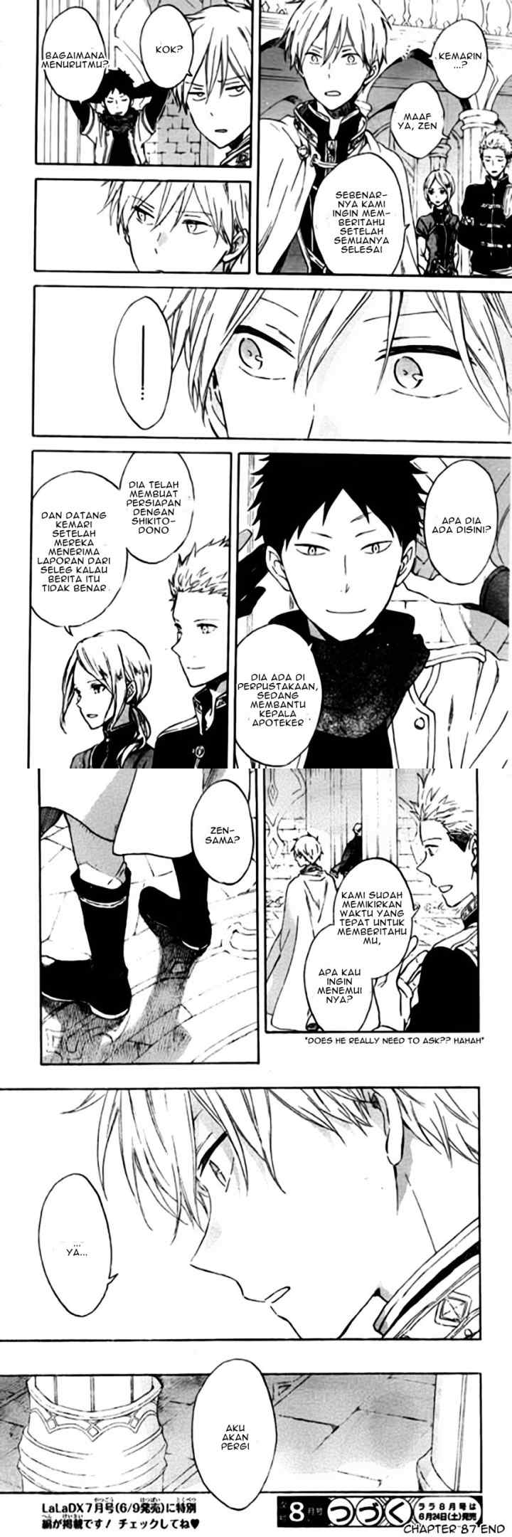 Akagami no Shirayukihime chapter 87 halaman 15