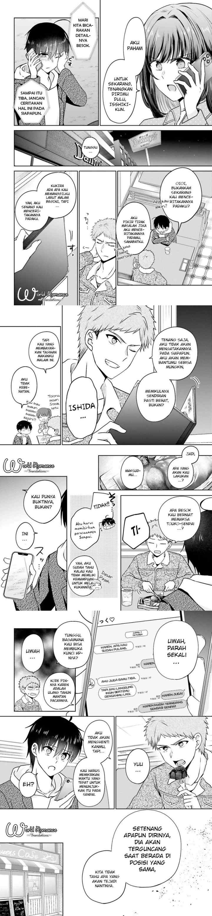 Kanojo ga Senpai ni NTR-reta node, Senpai no Kanojo wo NTR-masu chapter 1 halaman 8
