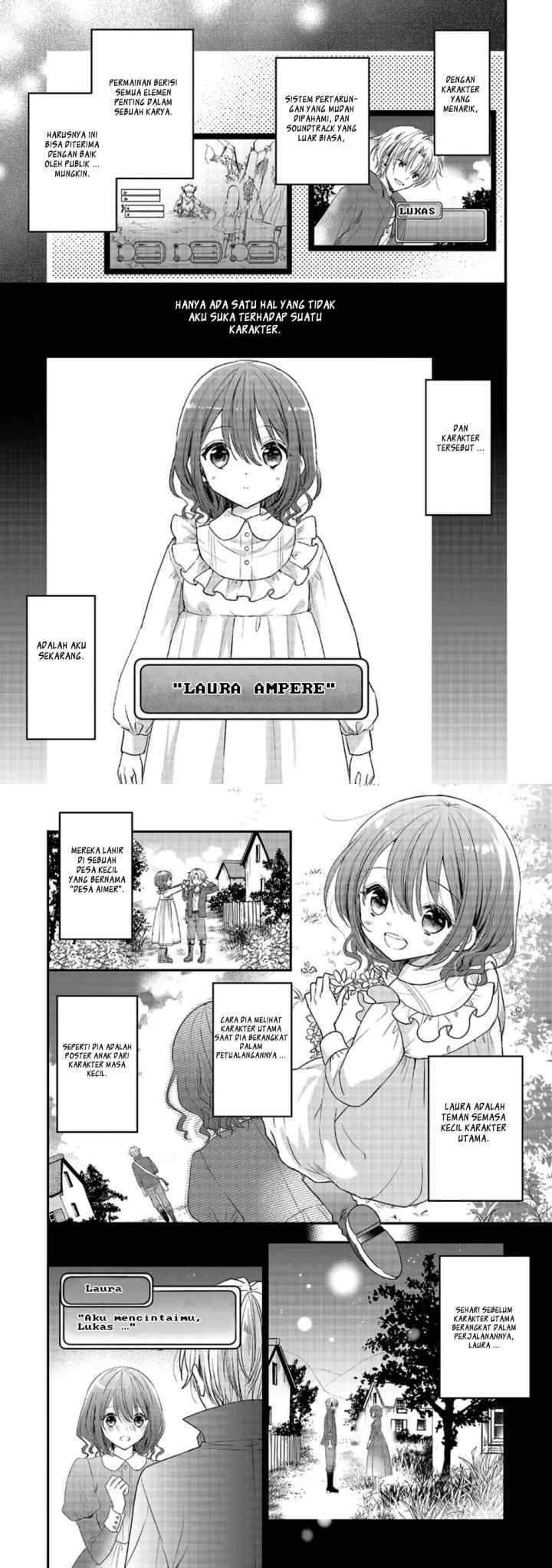 Yuusha-sama no Osananajimi to iu Shokugyou no Make Heroine ni Tensei shita no de, Chougoushi ni Job Change shimasu chapter 1 halaman 6