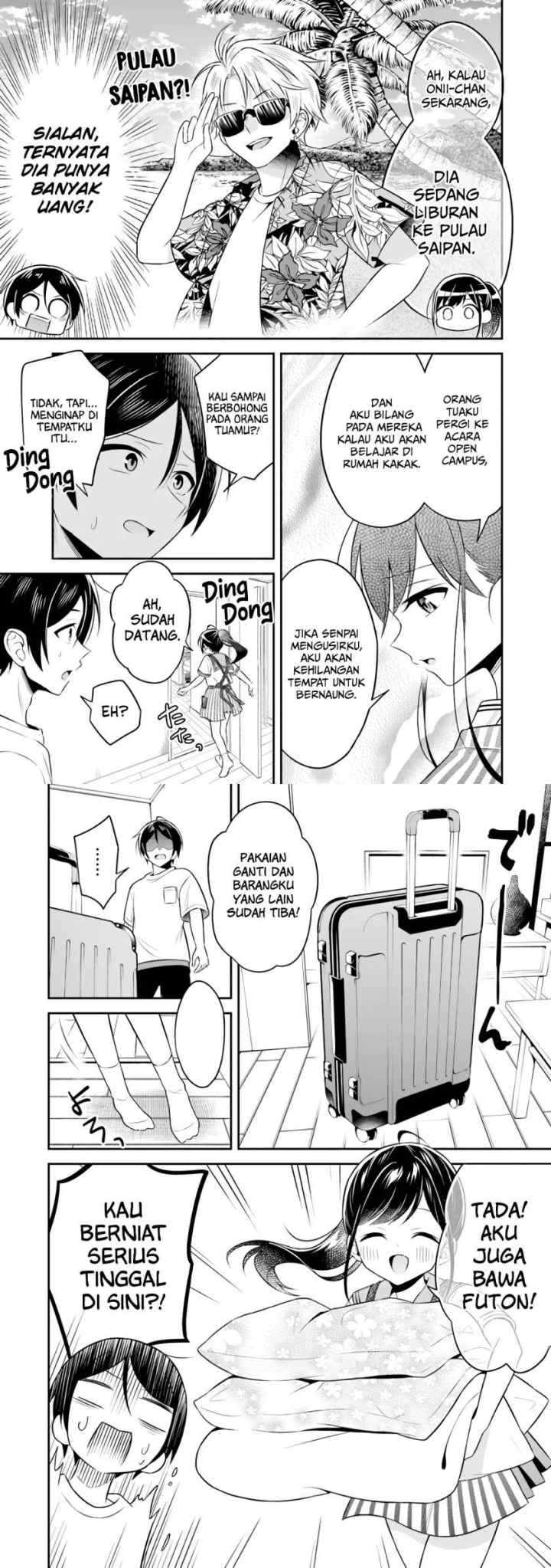 Yuujin ni 500 Yen Kashitara Shakkin no Kata ni Imouto wo Yokoshite Kita Nodakeredo, Ore wa Ittai Dou Sureba Iindarou chapter 1 halaman 11