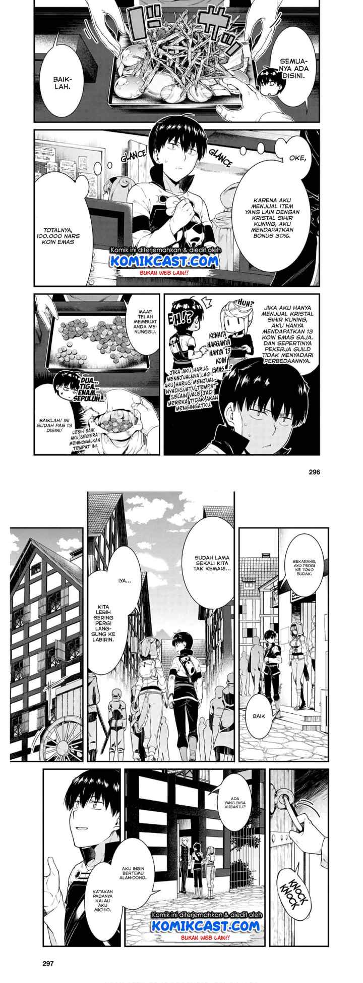Isekai Meikyuu de Harem wo chapter 37 halaman 8