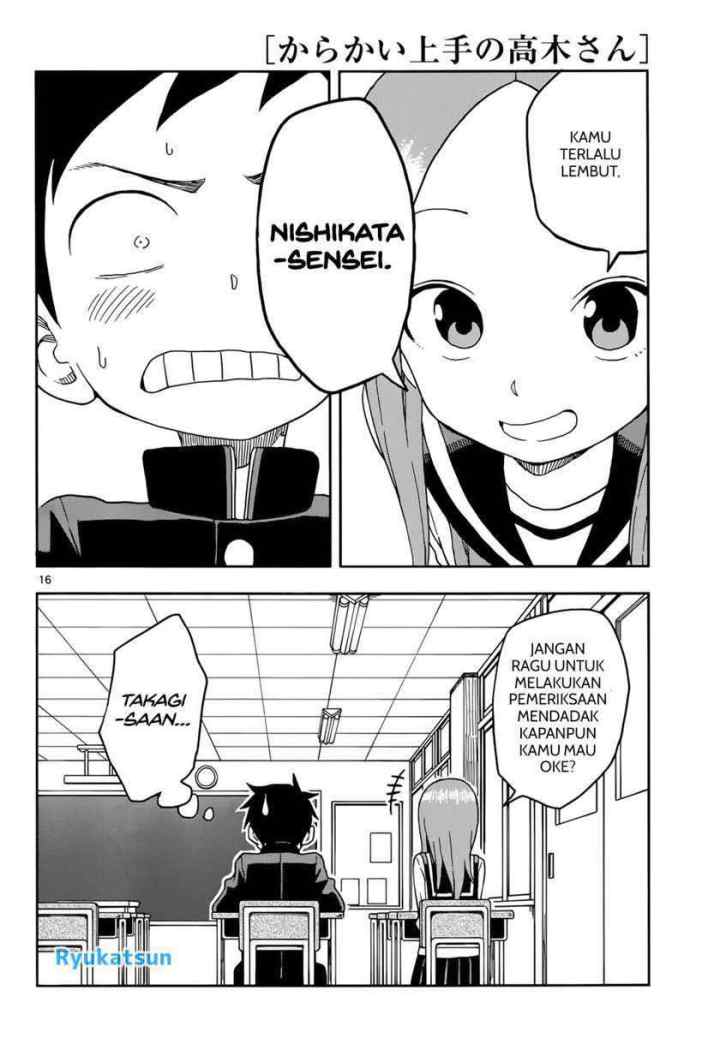 Karakai Jouzu no Takagi-san chapter 91 halaman 17