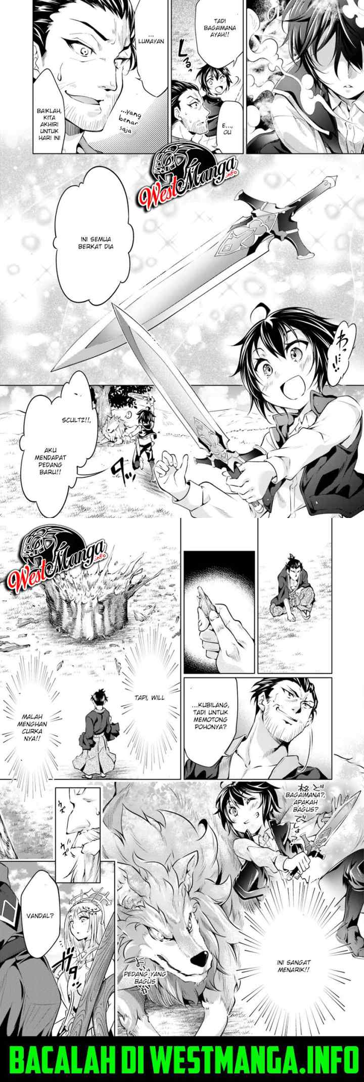 Kamigami ni Sodaterare Shimo no, Saikyou to Naru chapter 1 halaman 14