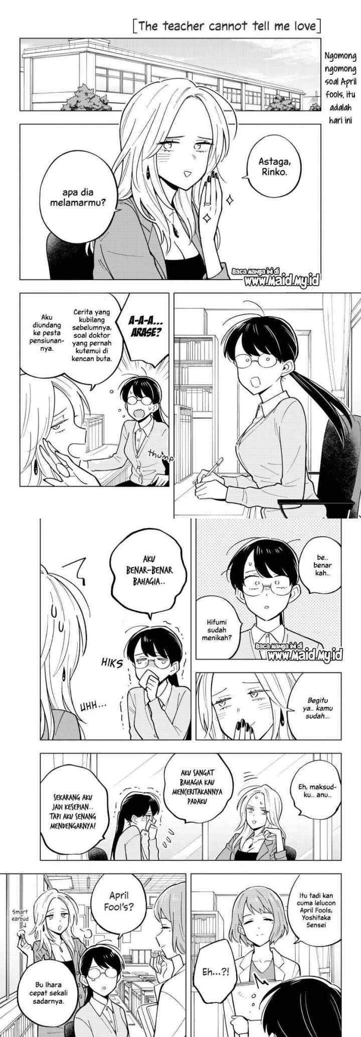 Sensei wa Koi wo Oshierarenai chapter 26 halaman 4