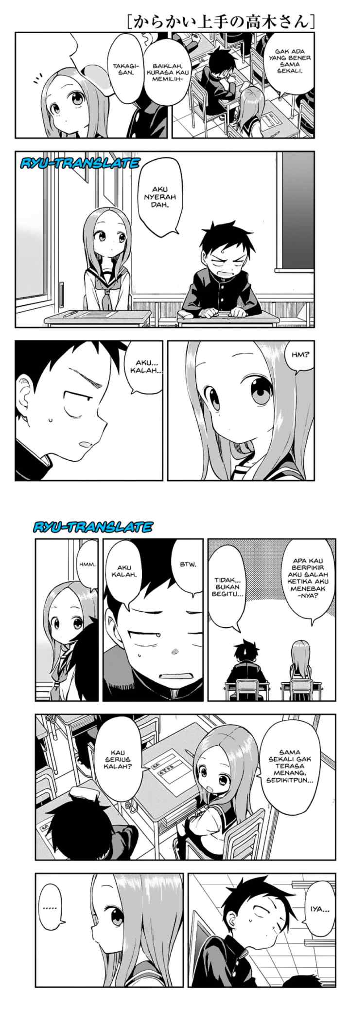 Karakai Jouzu no Takagi-san chapter 166 halaman 7