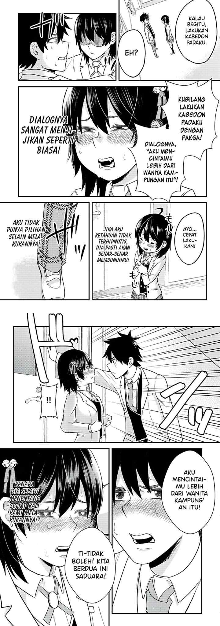 Mainichi Shine Shine Itte Kuru Gimai ga, Ore ga Nete Iru Suki ni Saimin-jutsu de Hore Saseyou to Shite Kurundakedo…! chapter 4 halaman 7