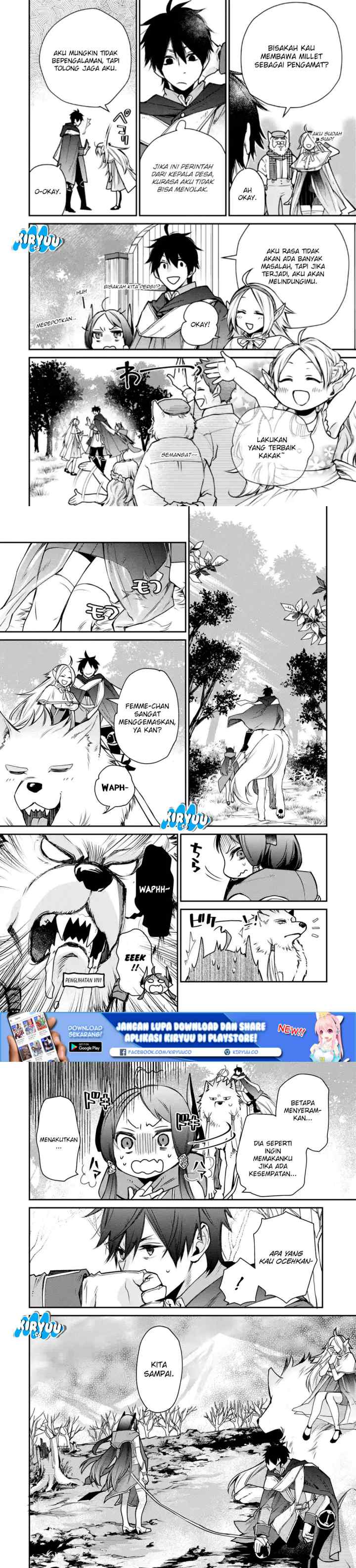 Saikyou no Madoshi. Hisa ni Ya wo Ukete Shimatta no de Inaka no Eihei ni Naru chapter 4 halaman 11