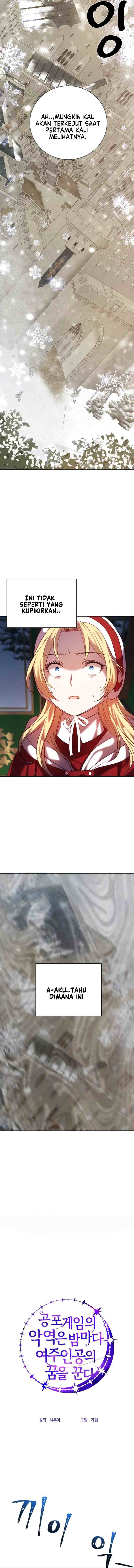 The Villain in the Horror Game Dreams of the Heroine Every Night chapter 8 halaman 4