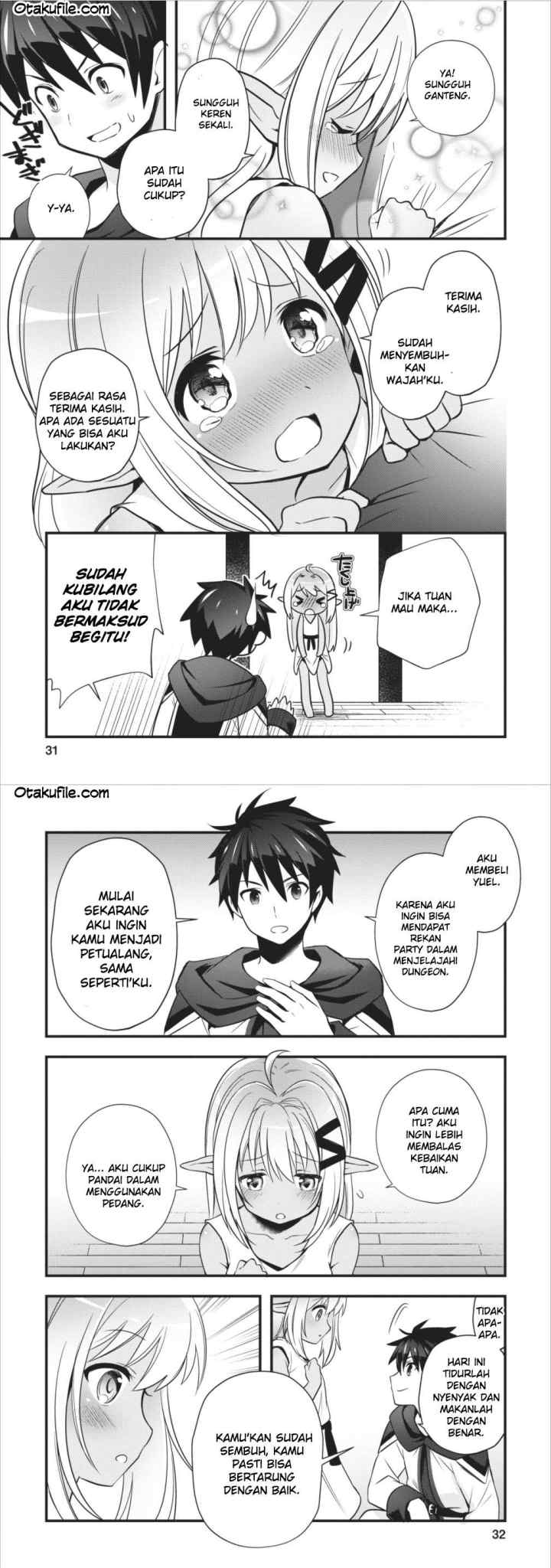 Isekai no Meikyuu Toshi de Chiyu Mahoutsukai Yattemasu chapter 1 halaman 16