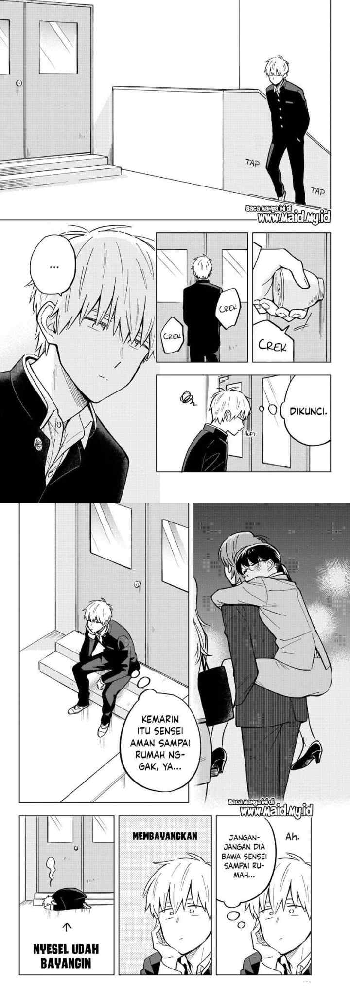 Sensei wa Koi wo Oshierarenai chapter 28 halaman 4