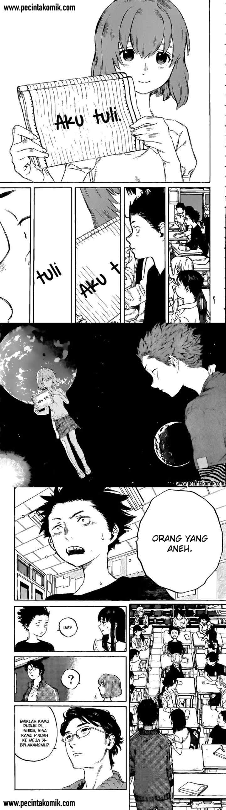 Koe no Katachi chapter 1 halaman 18