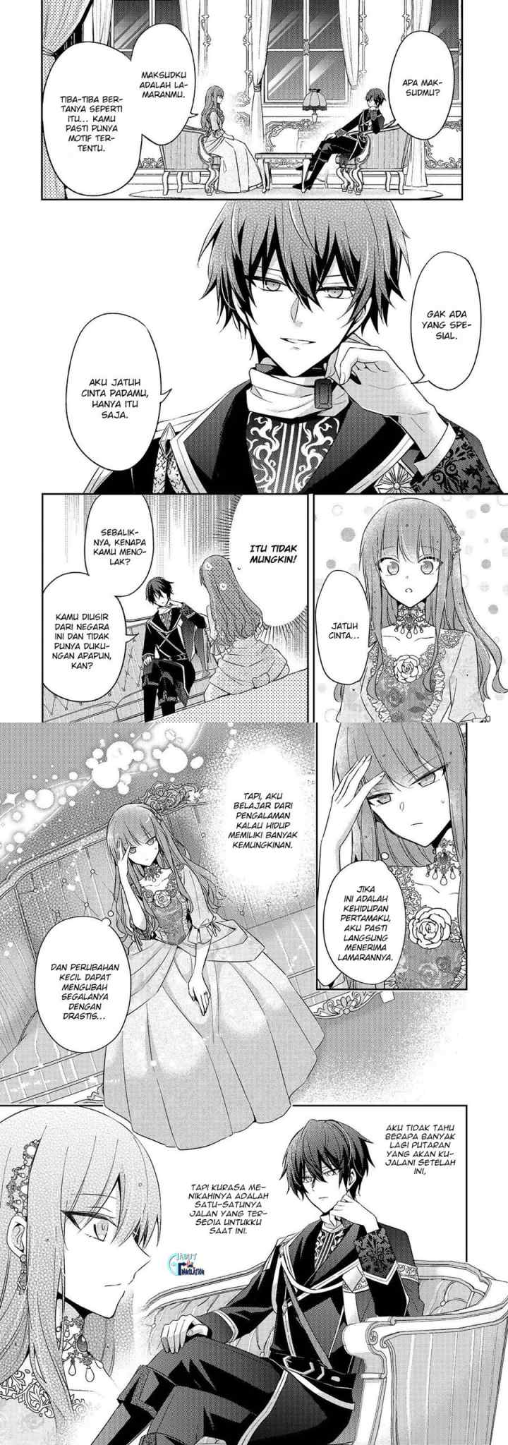 The Villainess Wants to Enjoy a Carefree Married Life in a Former Enemy Country in Her Seventh Loop! chapter 2 halaman 5