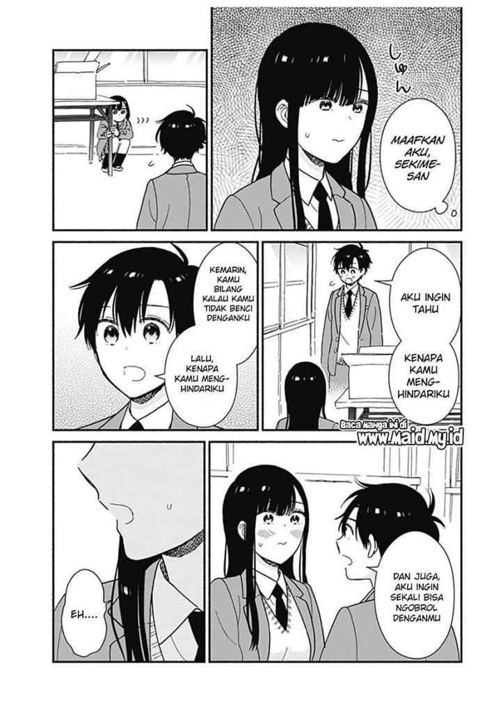 Sekimen Shinaide Sekime-san (Serialization) chapter 2 halaman 7