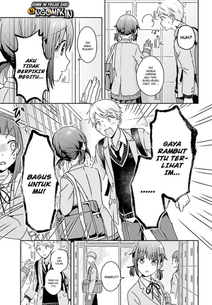 Koe no Chiisai Komori-san to Kuso Deka Oogoe no Oobayashi-kun chapter 8 halaman 4