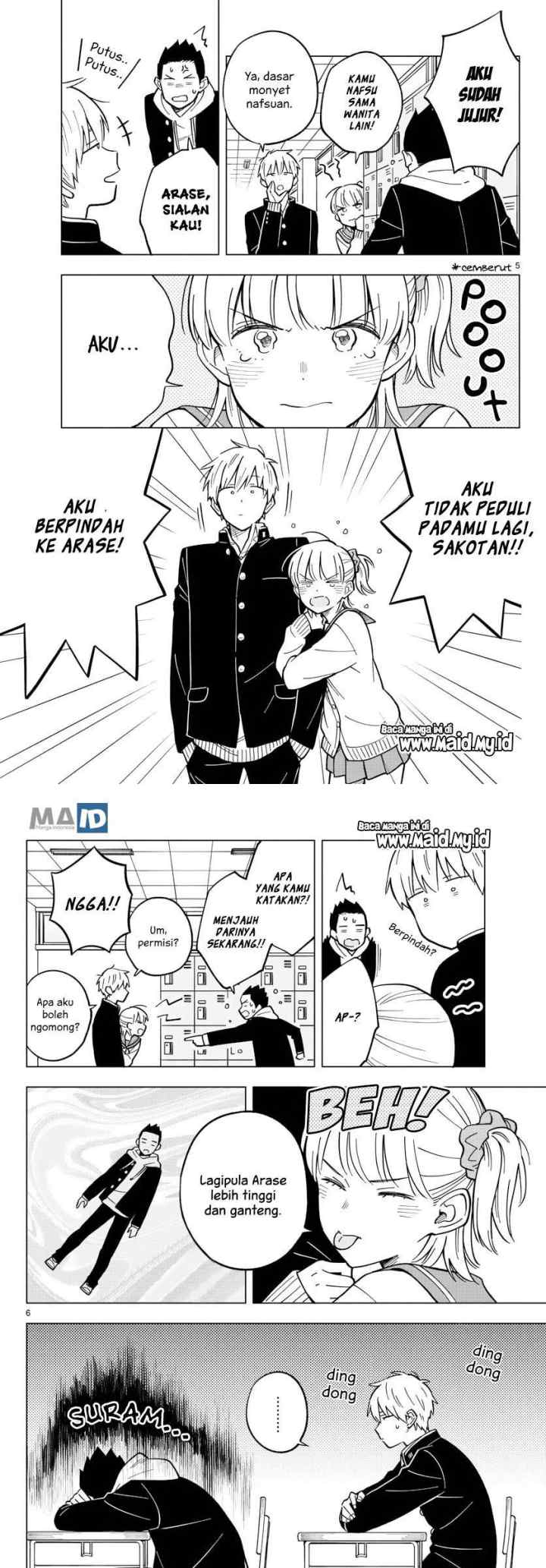 Sensei wa Koi wo Oshierarenai chapter 17 halaman 5