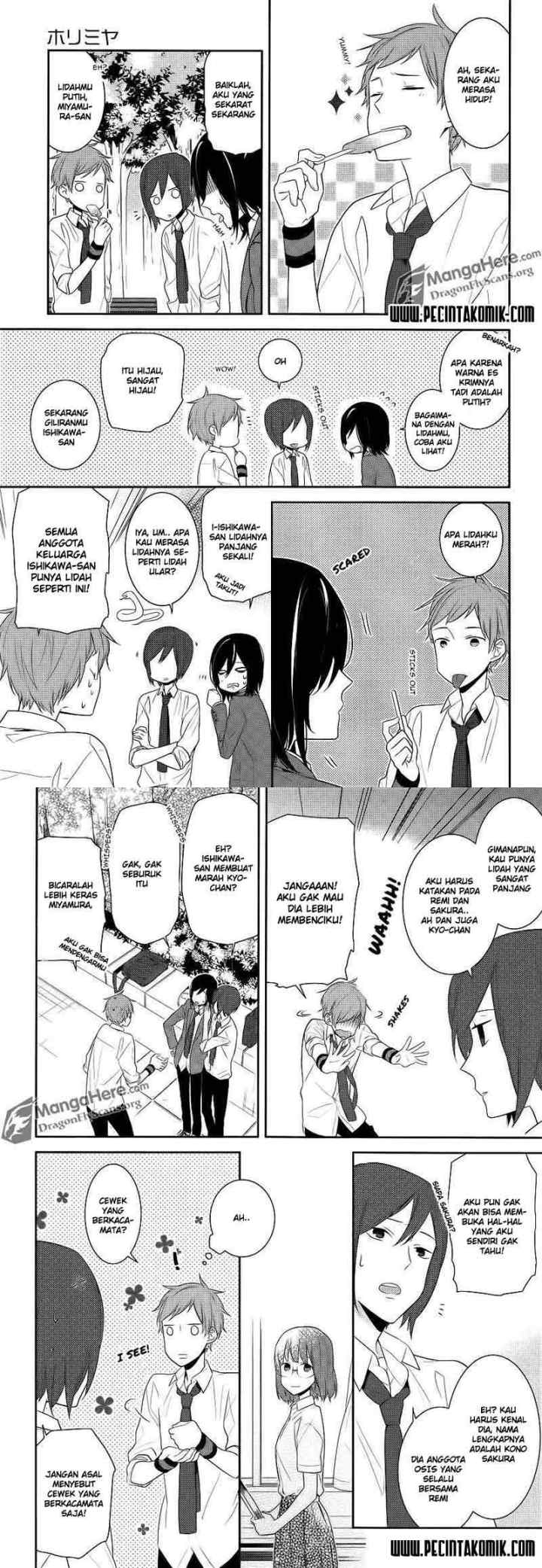 Horimiya chapter 16 halaman 8