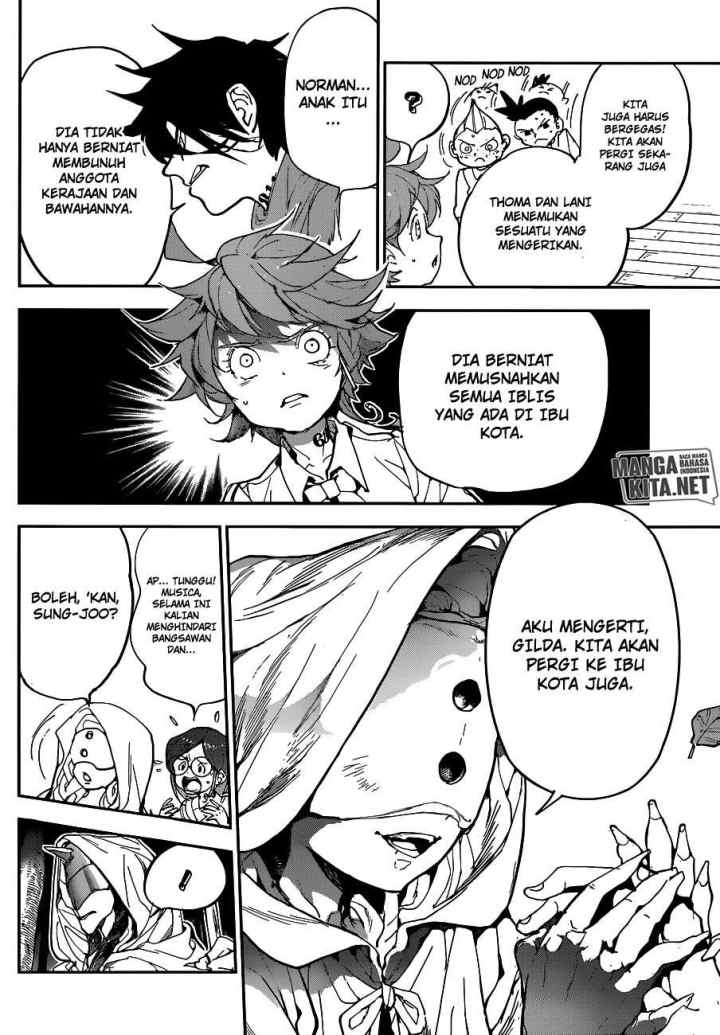 Yakusoku no Neverland chapter 144 halaman 19