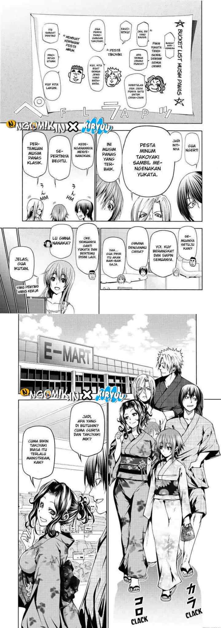 Grand Blue chapter 46 halaman 7