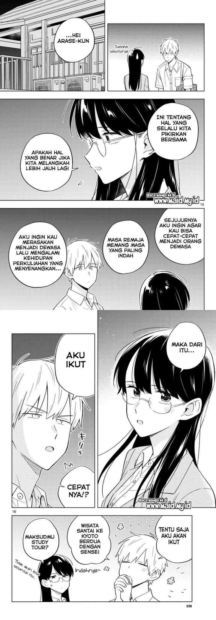 Sensei wa Koi wo Oshierarenai chapter 34 halaman 9