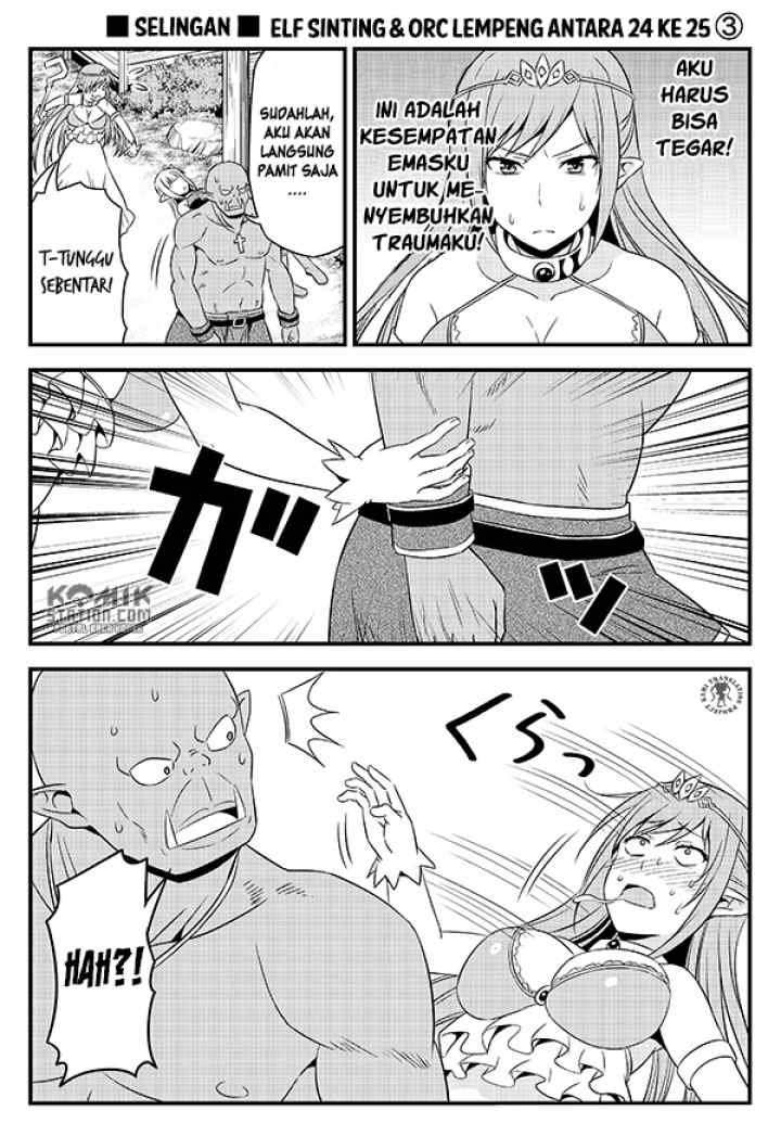 Hentai Elf to Majime Orc chapter 3.5 halaman 4