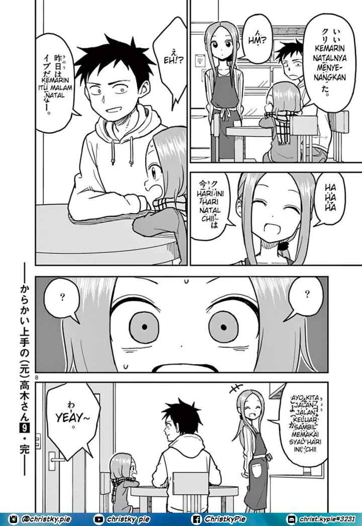 Karakai Jouzu no (Moto) Takagi-san chapter 117 halaman 8