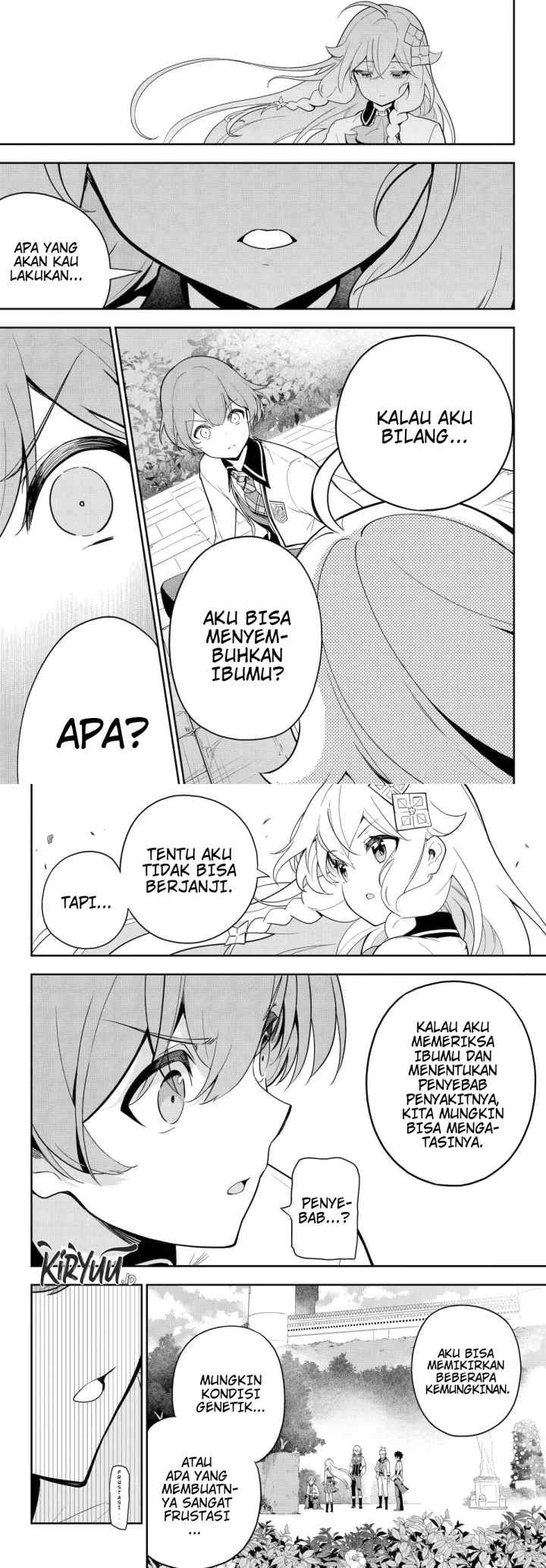 Chichi wa Eiyuu Haha wa Seirei Musume no Watashi wa Tenseisha chapter 49 halaman 14