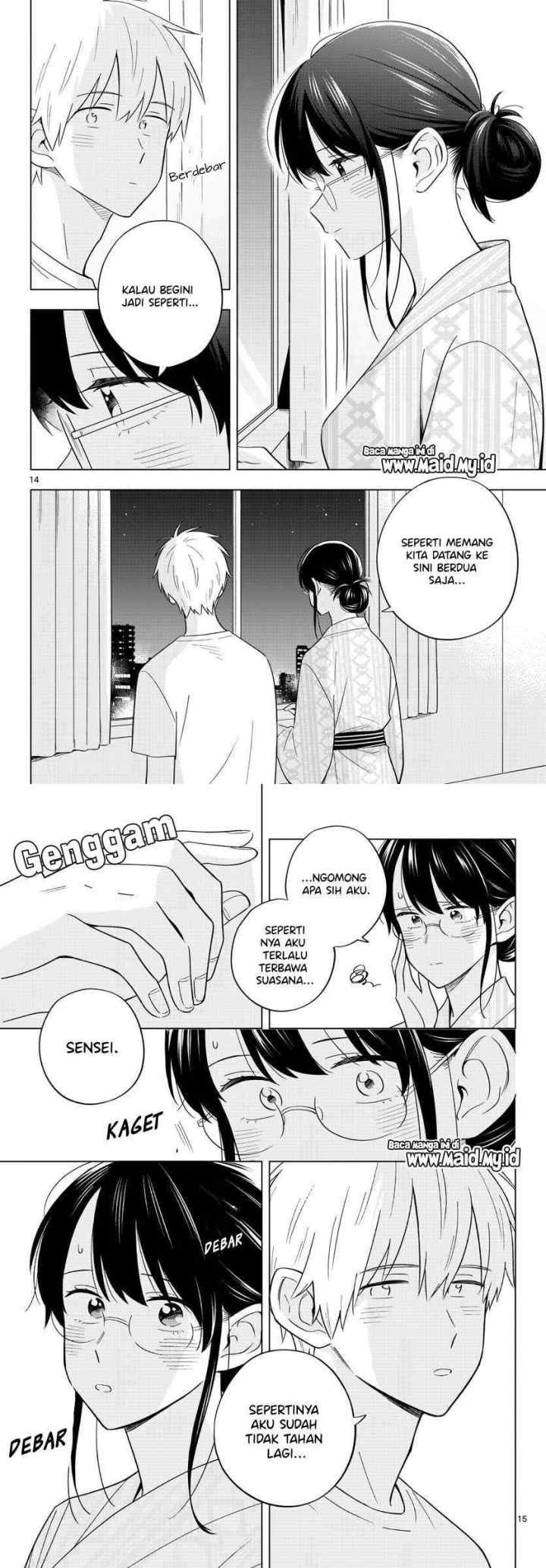 Sensei wa Koi wo Oshierarenai chapter 36 halaman 8