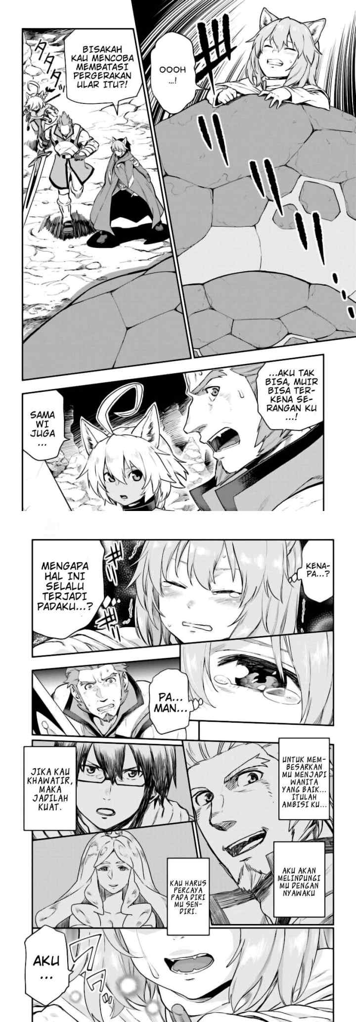 Konjiki no Moji Tsukai: Yuusha Yonin ni Makikomareta Unique Cheat chapter 28 halaman 5
