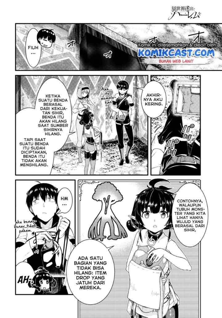 Isekai Meikyuu de Harem wo chapter 56 halaman 9