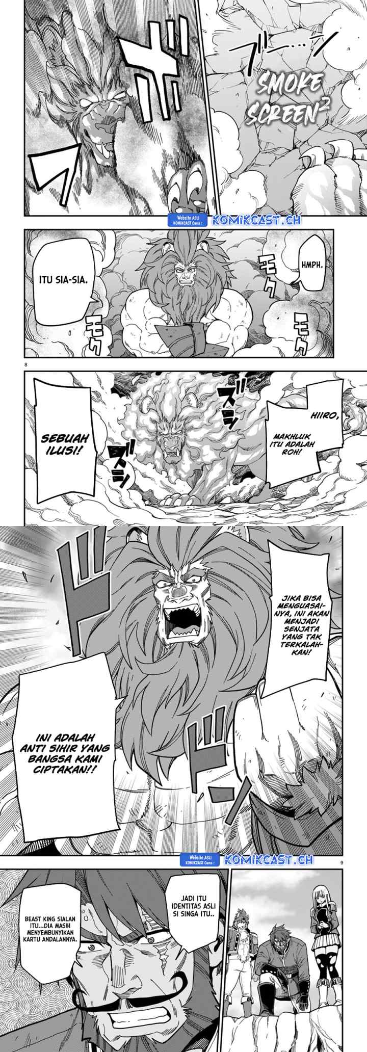 Konjiki no Moji Tsukai: Yuusha Yonin ni Makikomareta Unique Cheat chapter 93 halaman 5
