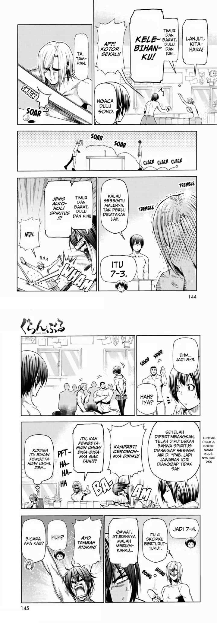 Grand Blue chapter 74.5 halaman 6