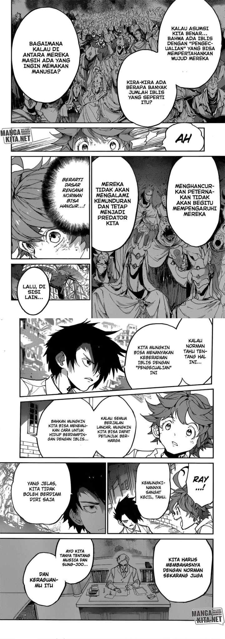 Yakusoku no Neverland chapter 123 halaman 8