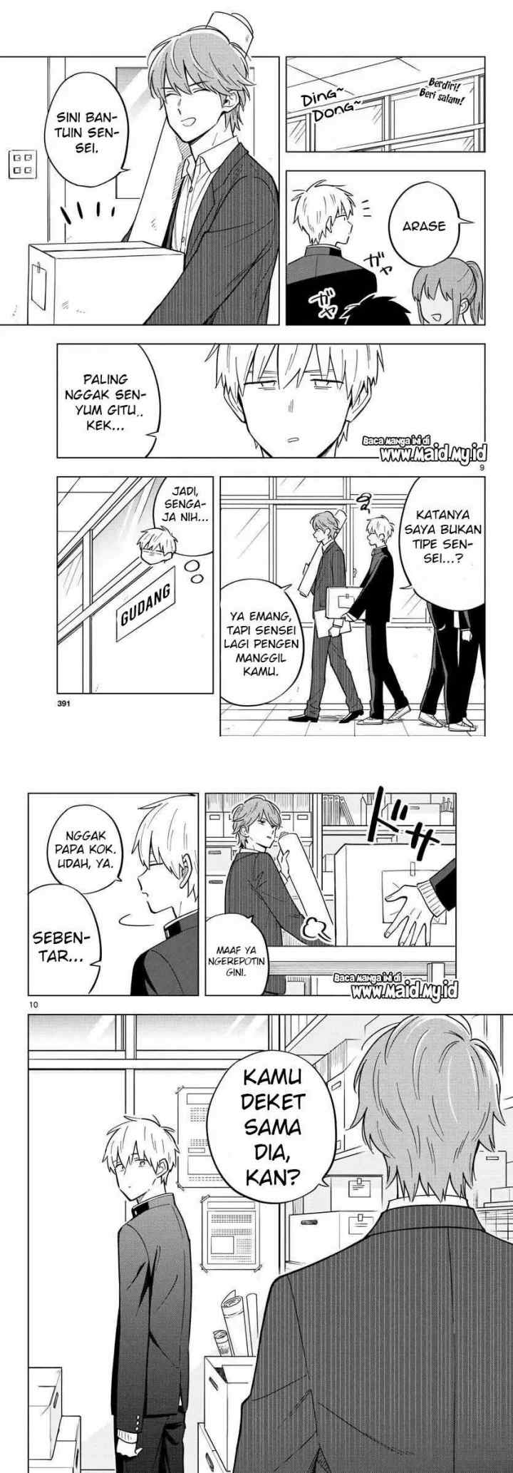Sensei wa Koi wo Oshierarenai chapter 29 halaman 6