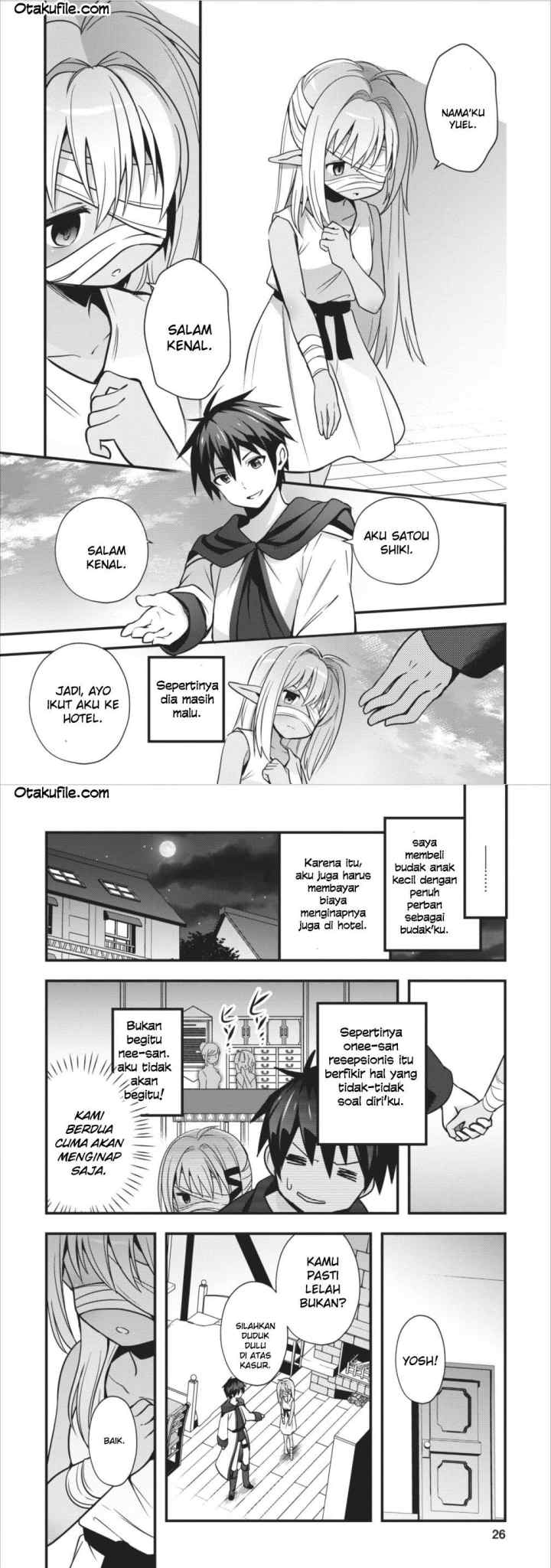 Isekai no Meikyuu Toshi de Chiyu Mahoutsukai Yattemasu chapter 1 halaman 13
