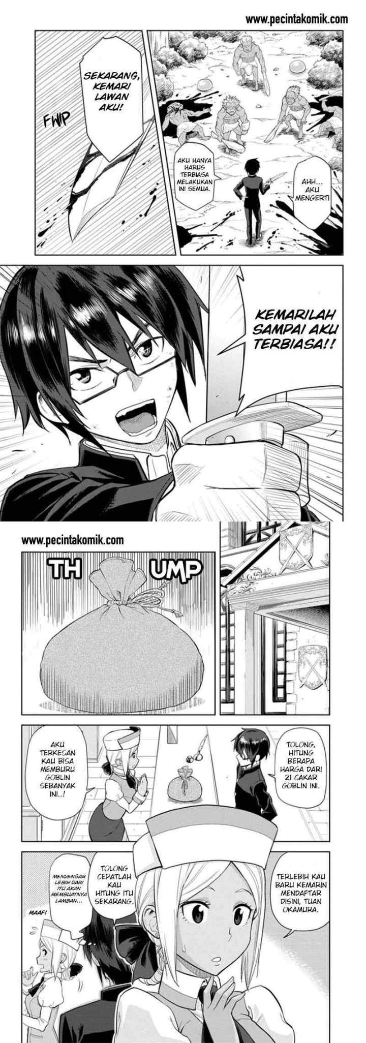 Konjiki no Moji Tsukai: Yuusha Yonin ni Makikomareta Unique Cheat chapter 3 halaman 9
