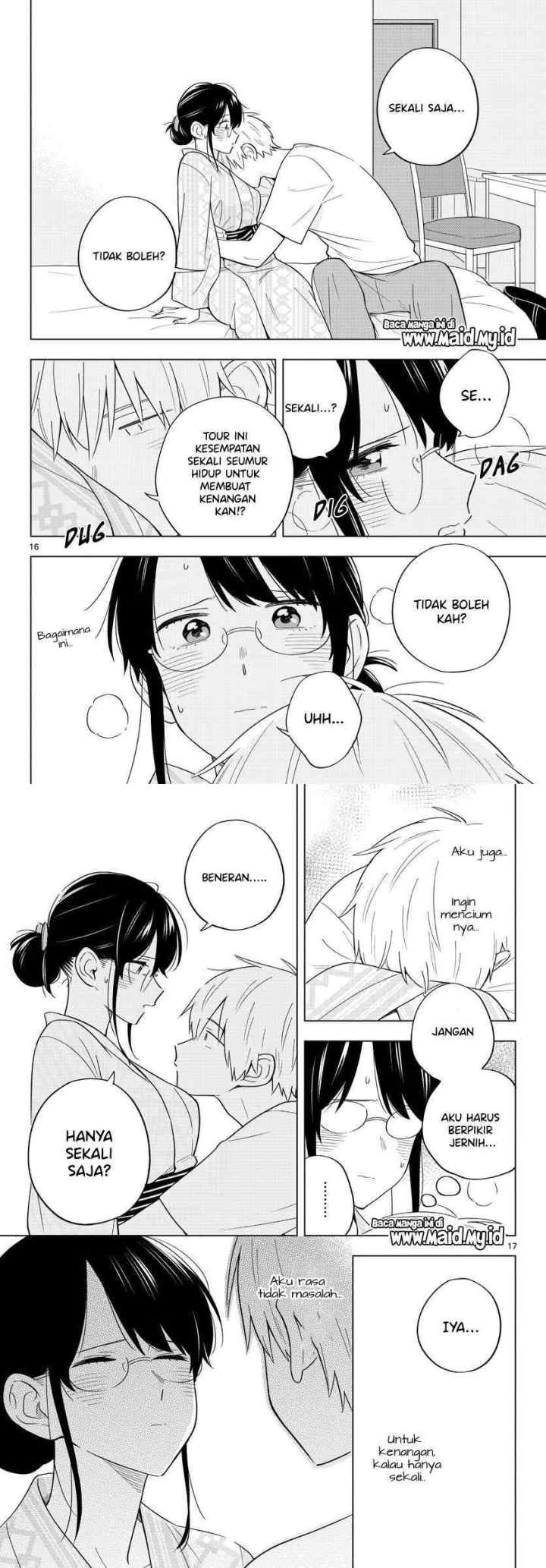 Sensei wa Koi wo Oshierarenai chapter 36 halaman 9